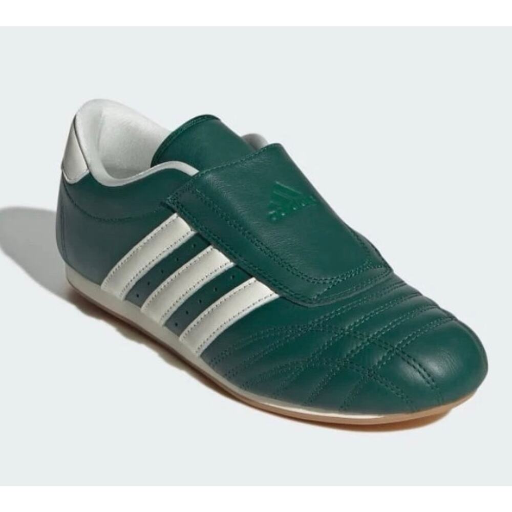 NEW ADIDAS Taekwondo Women's 6.5 Green Slip On JS4526